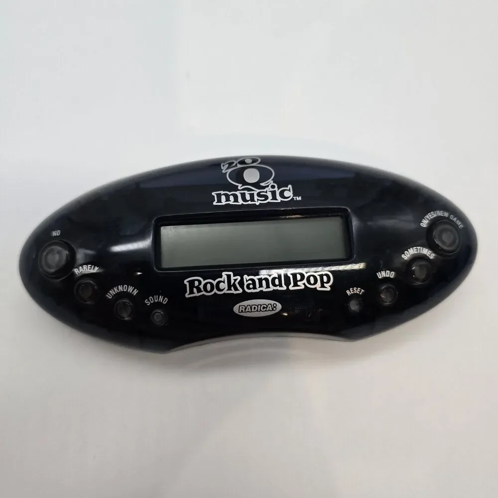 20 Questions MUSIC Rock And Pop 20Q Handheld Electronic Game